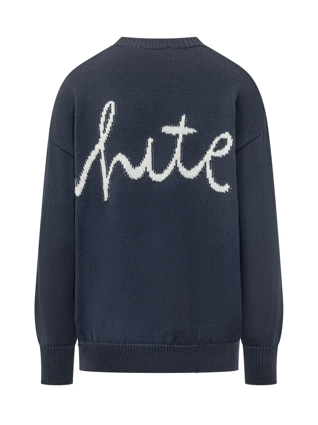 Off-White Crewneck Long-Sleeved Jumper