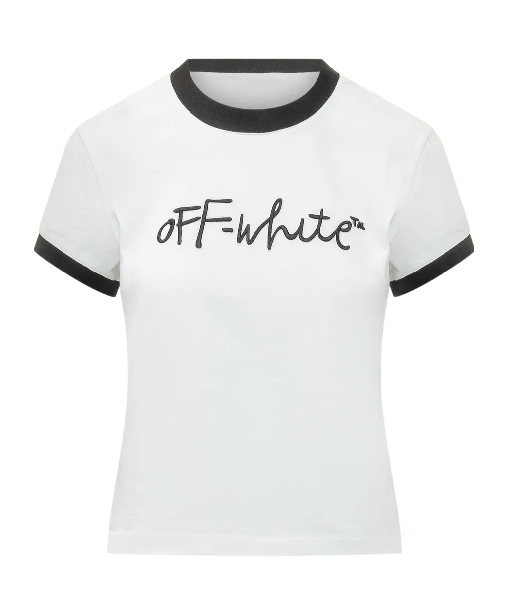 Off-White Crewneck Short-Sleeved T-Shirt