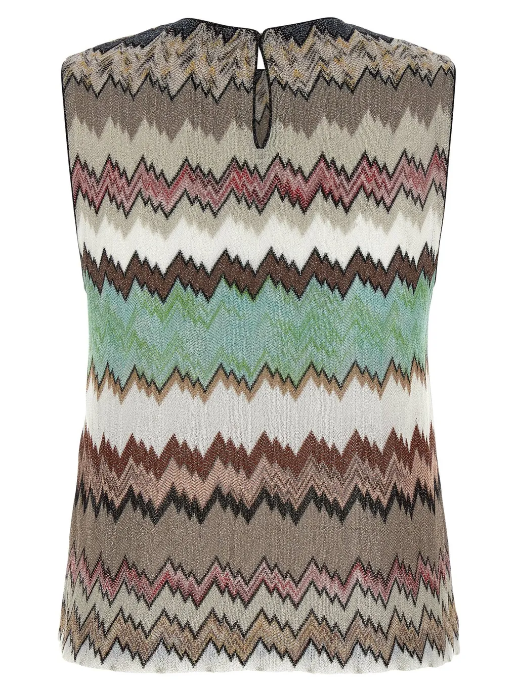 Missoni Zigzag Lamé Sleeveless Top