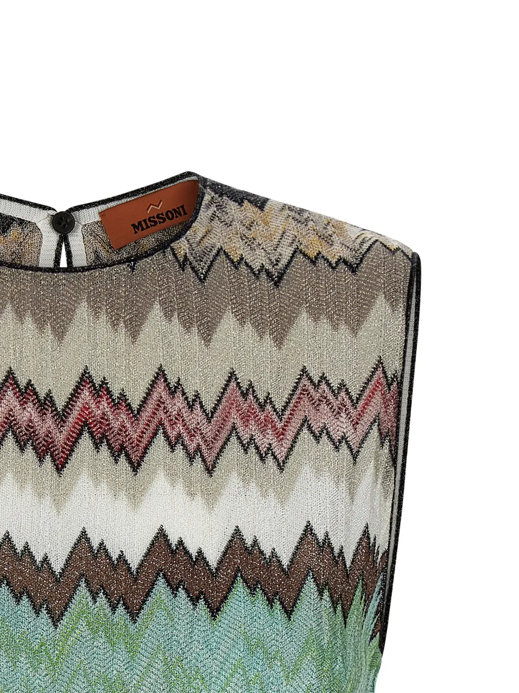 Missoni Zigzag Lamé Sleeveless Top