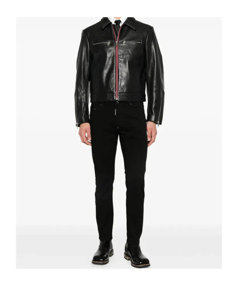 Dsquared2 Skater Rivet Skinny Five-Pocket Jeans