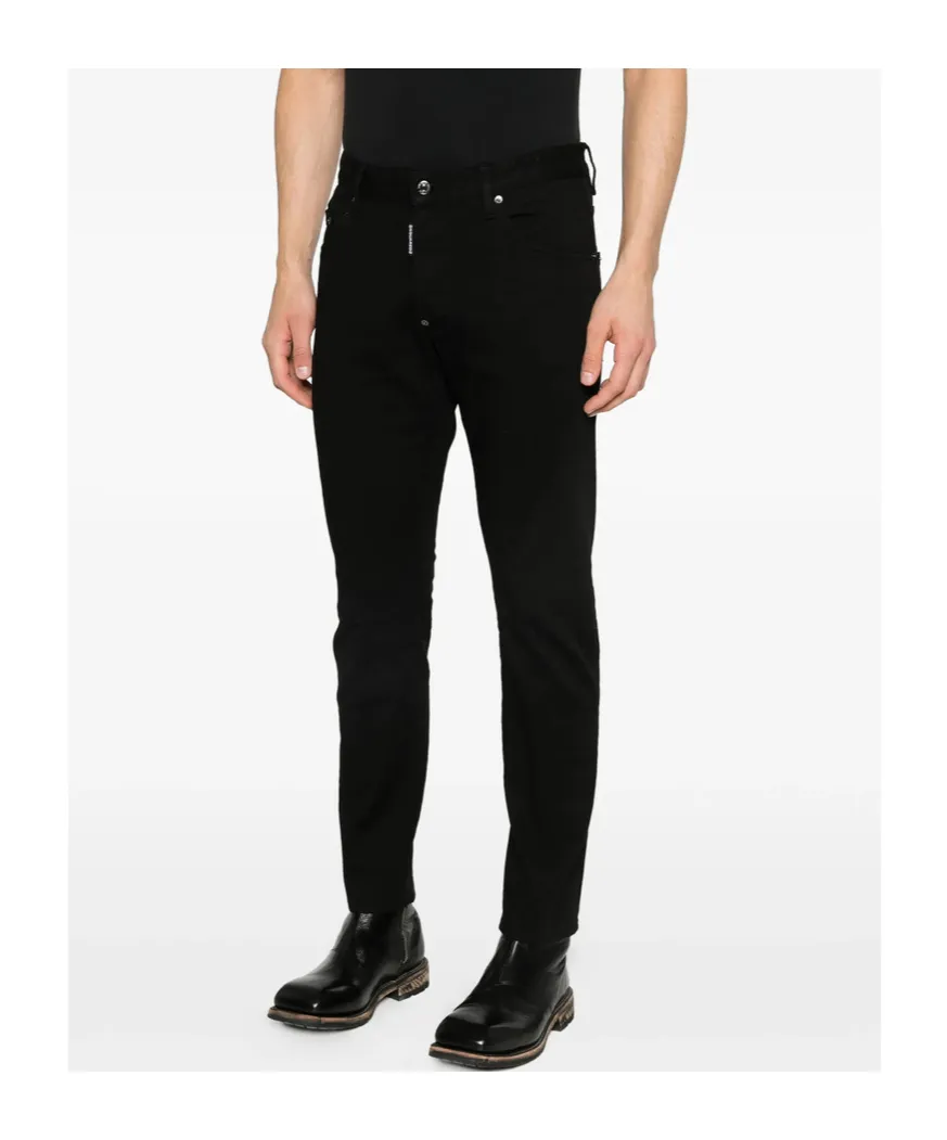 Dsquared2 Skater Rivet Skinny Five-Pocket Jeans