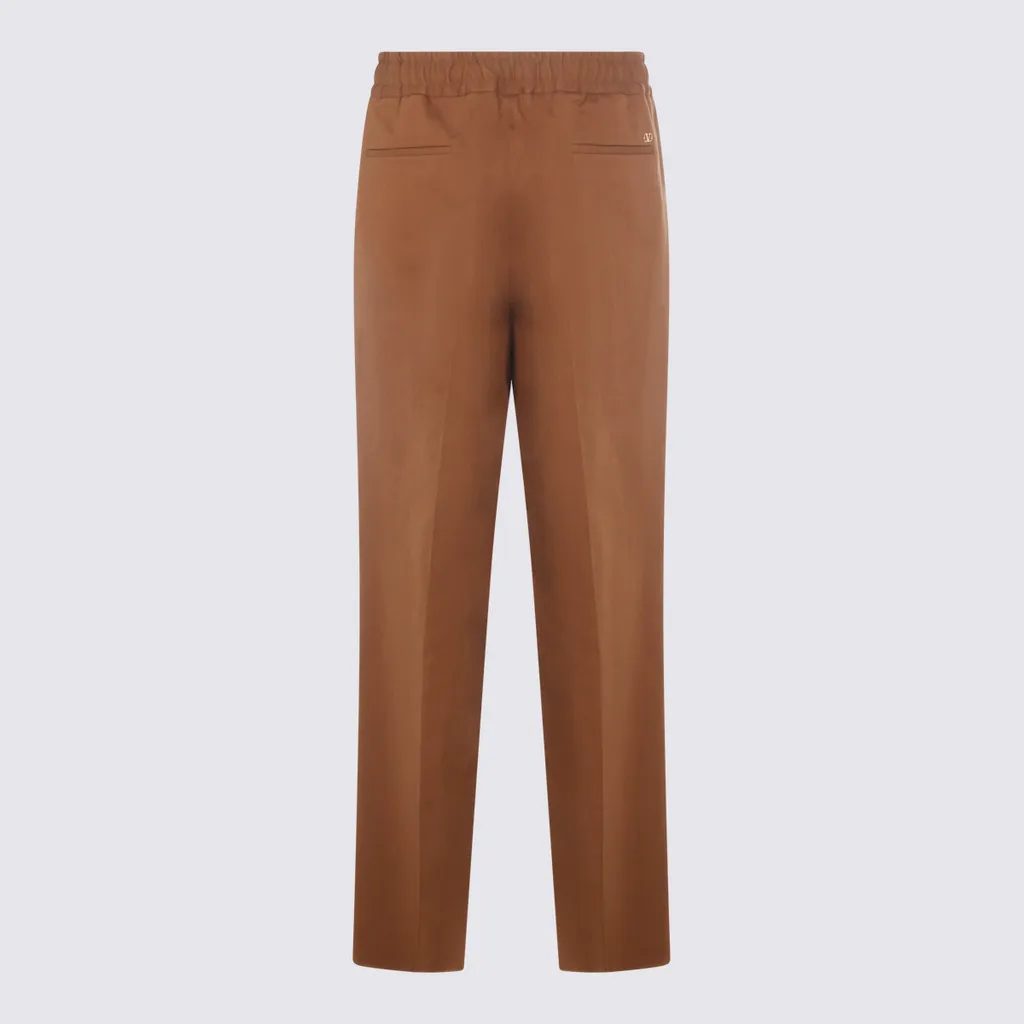 Valentino Pleat Detailed Drawstring Pants