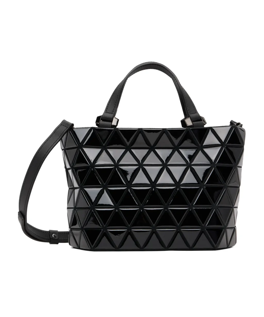 Crystal Gloss Zipper Shoulder Bag