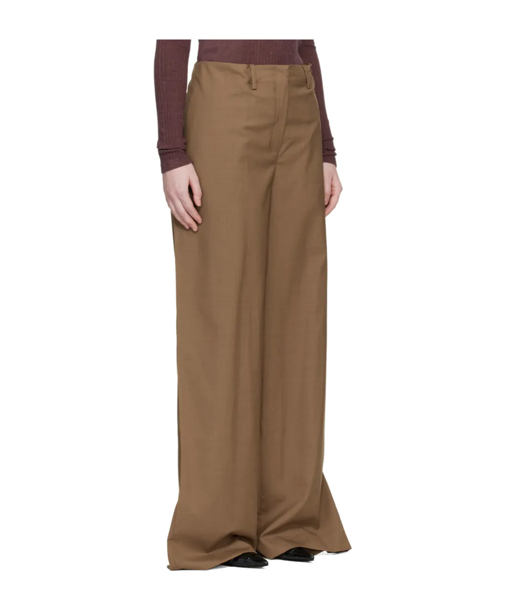 Pleated Wrap Trousers