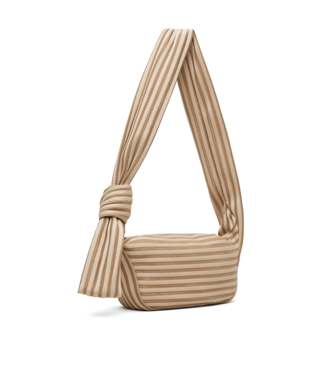 Linear Knit 58 Zipper Shoulder Bag