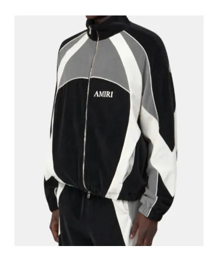Panelled Zip-Up Jacket