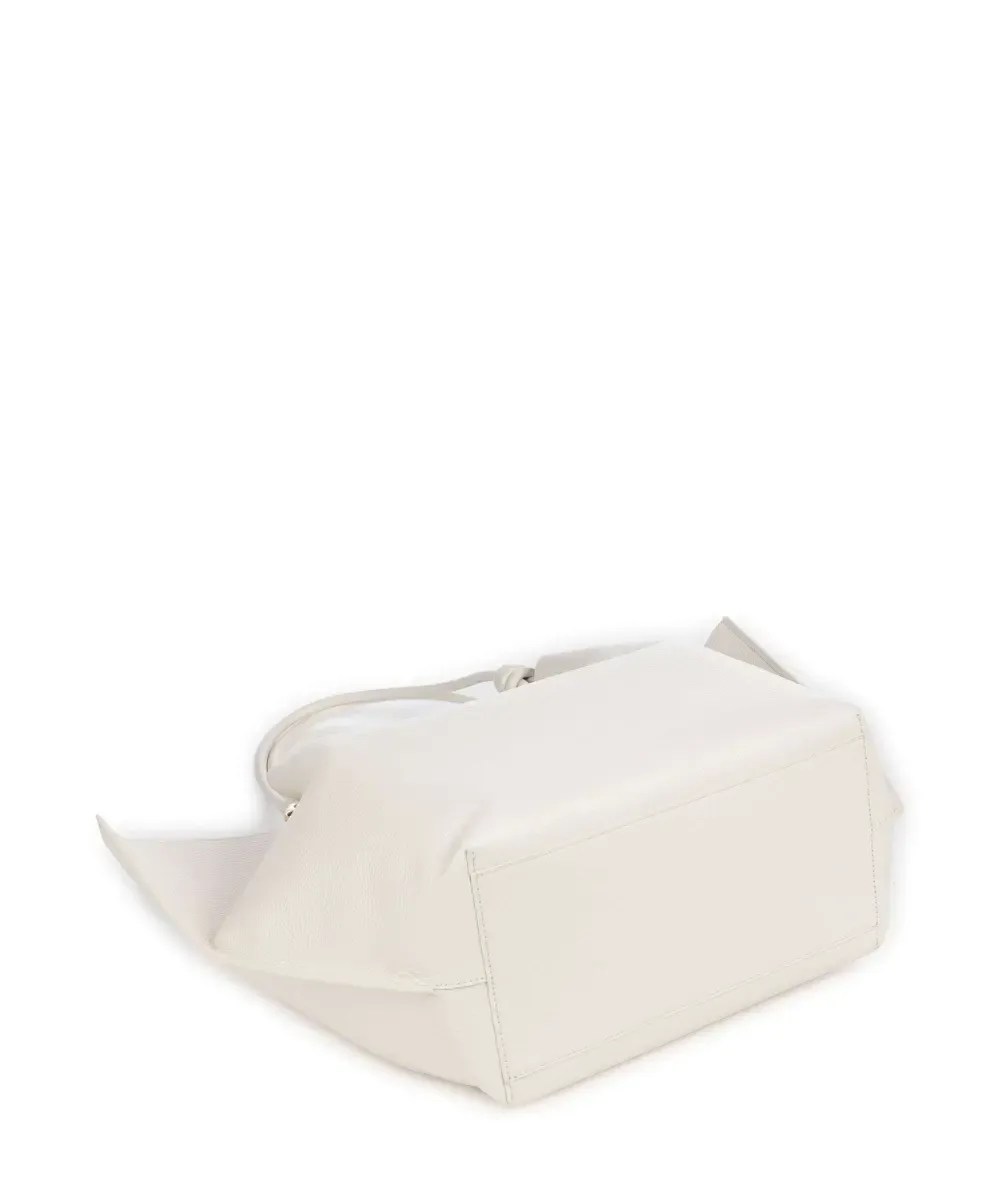 Finn Tote Bag Grained Leather Ivory