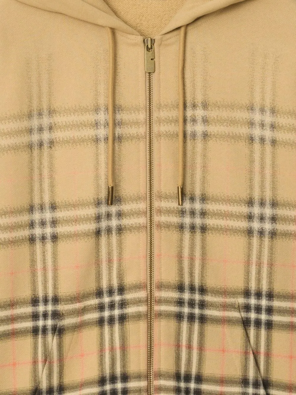 Burberry Checked Zip-Up Jacket