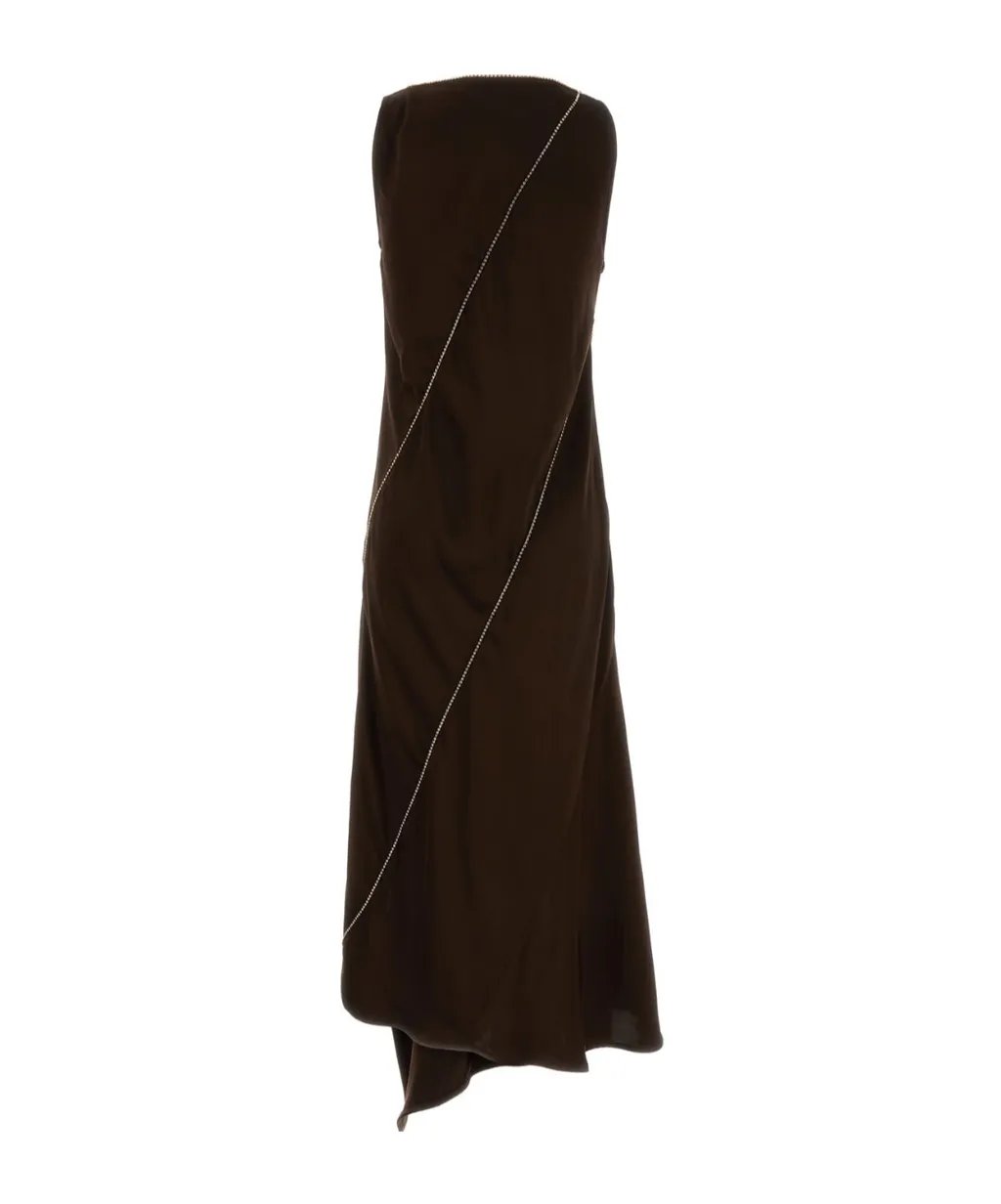 Jil Sander Embellished Sleeveless Dress