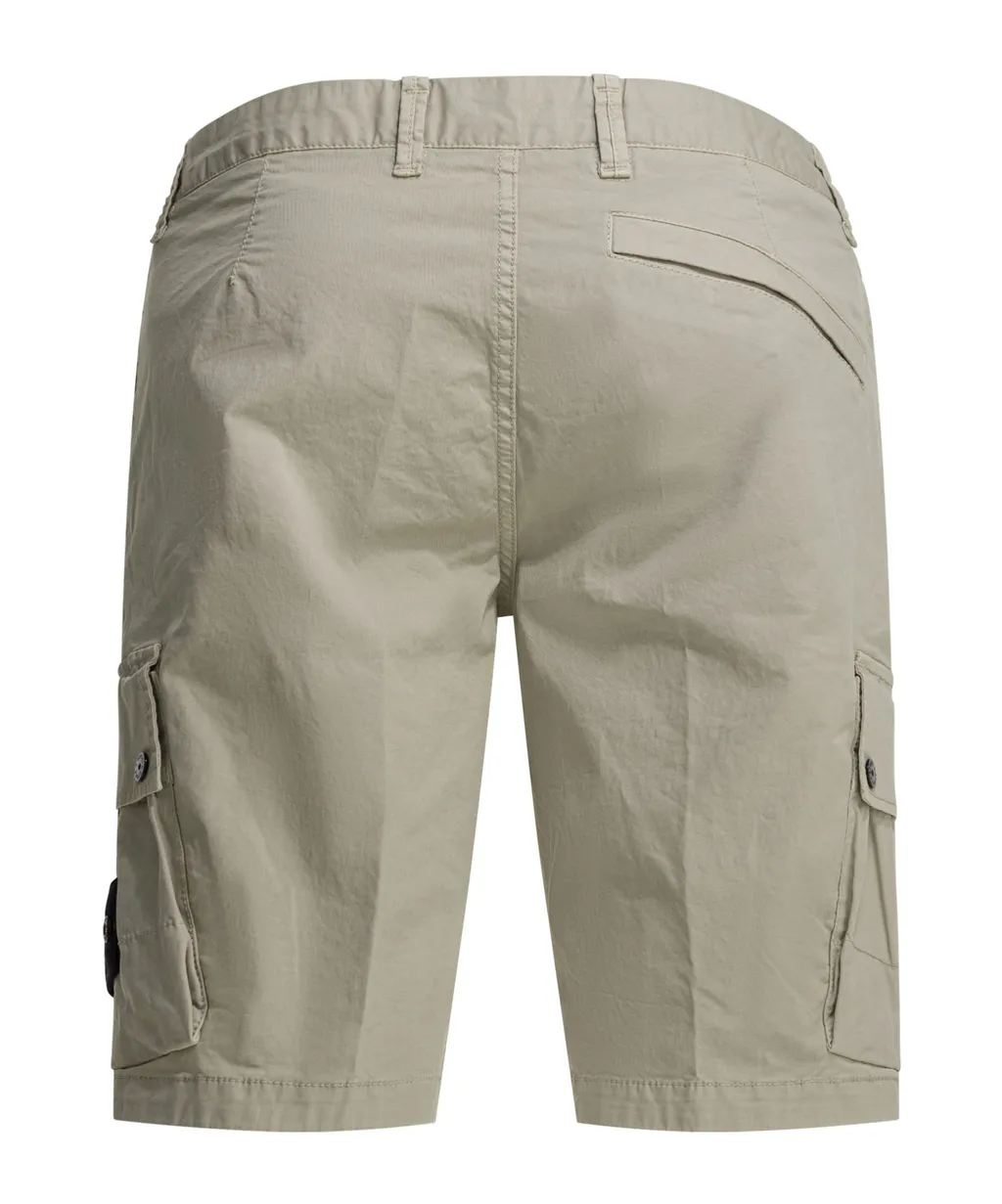 Stone Island Logo Patch Cargo Shorts