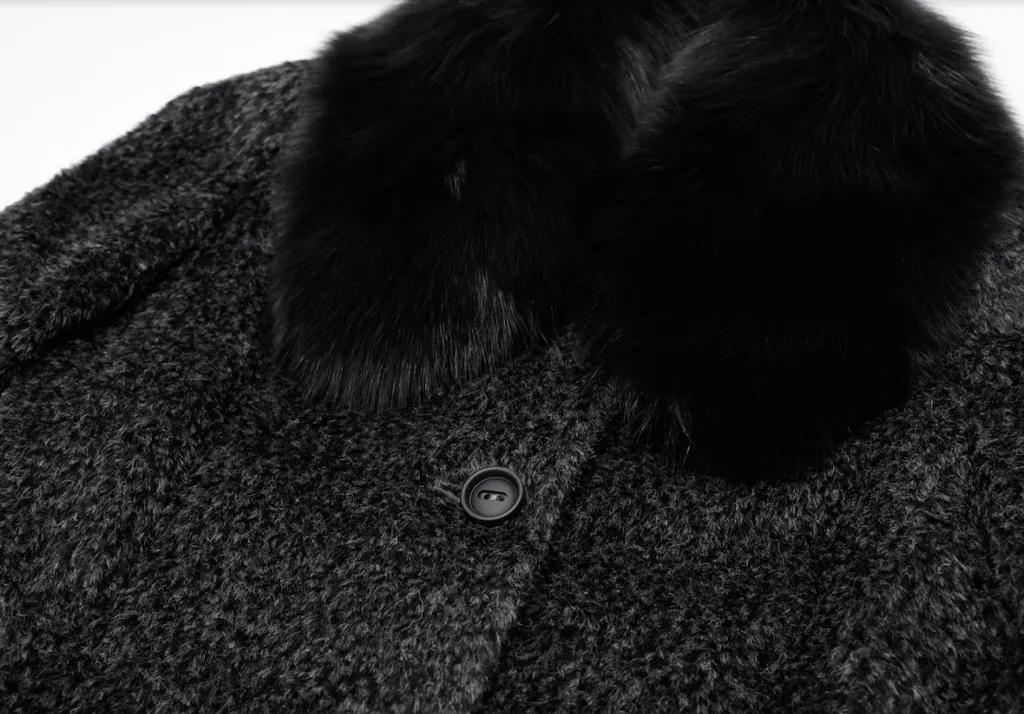 Wool-Collar Coat