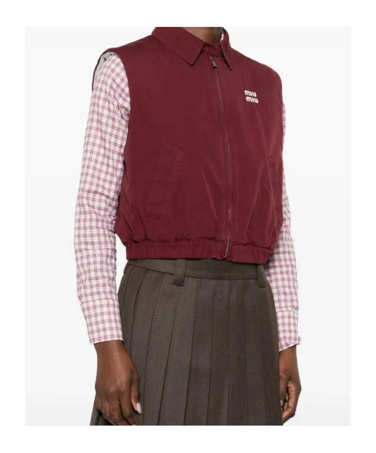 Washed Poplin Vest