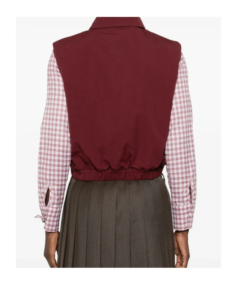 Washed Poplin Vest