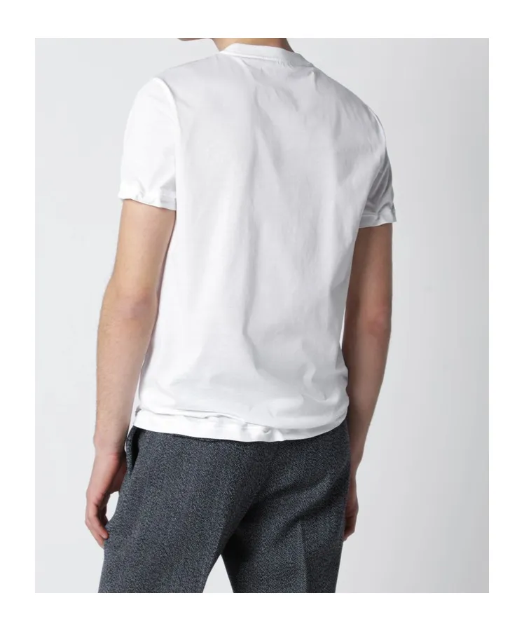 Prada Triangle-Patch Crewneck T-Shirt