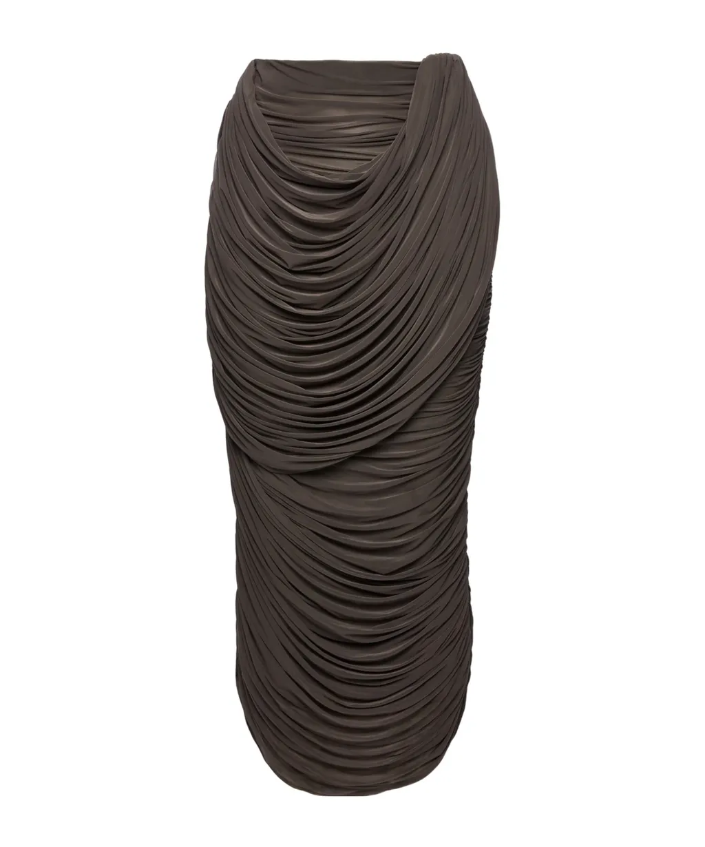 Magda Butrym Re 26 Draped Maxi Skirt