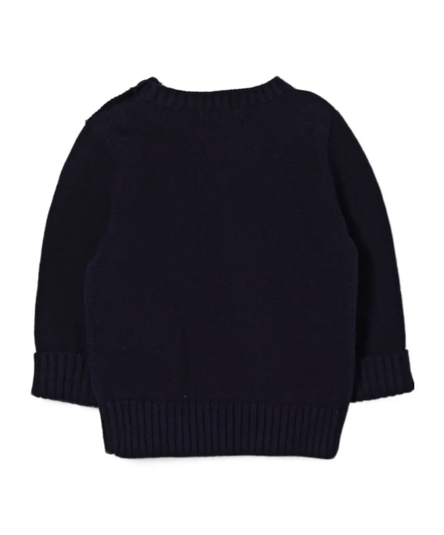 Dog Motif Knitted Sweater