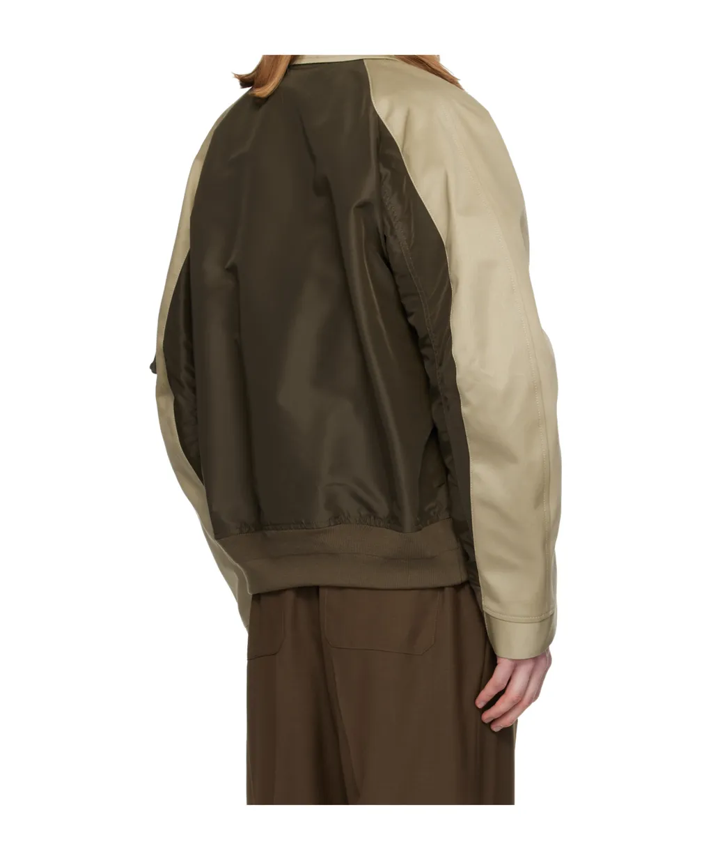 Sacai Twill Collared Zip-Up Blouson