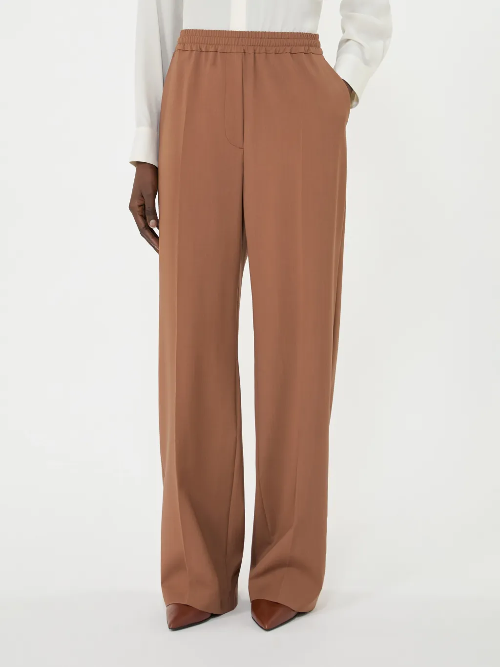Elastic Waist Casual Pants