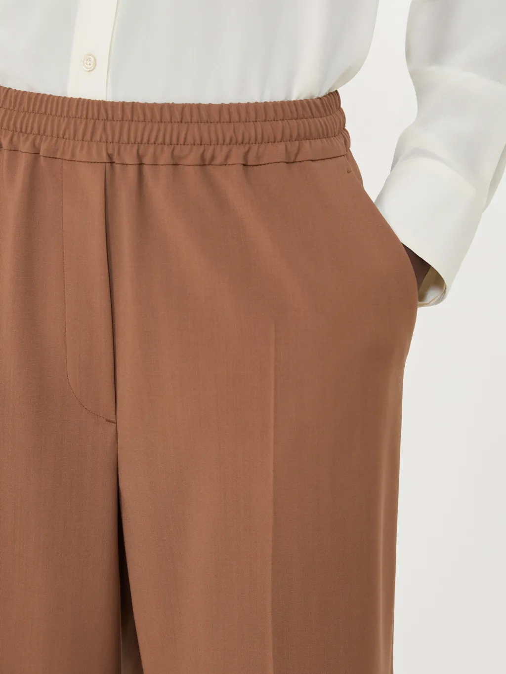 Elastic Waist Casual Pants