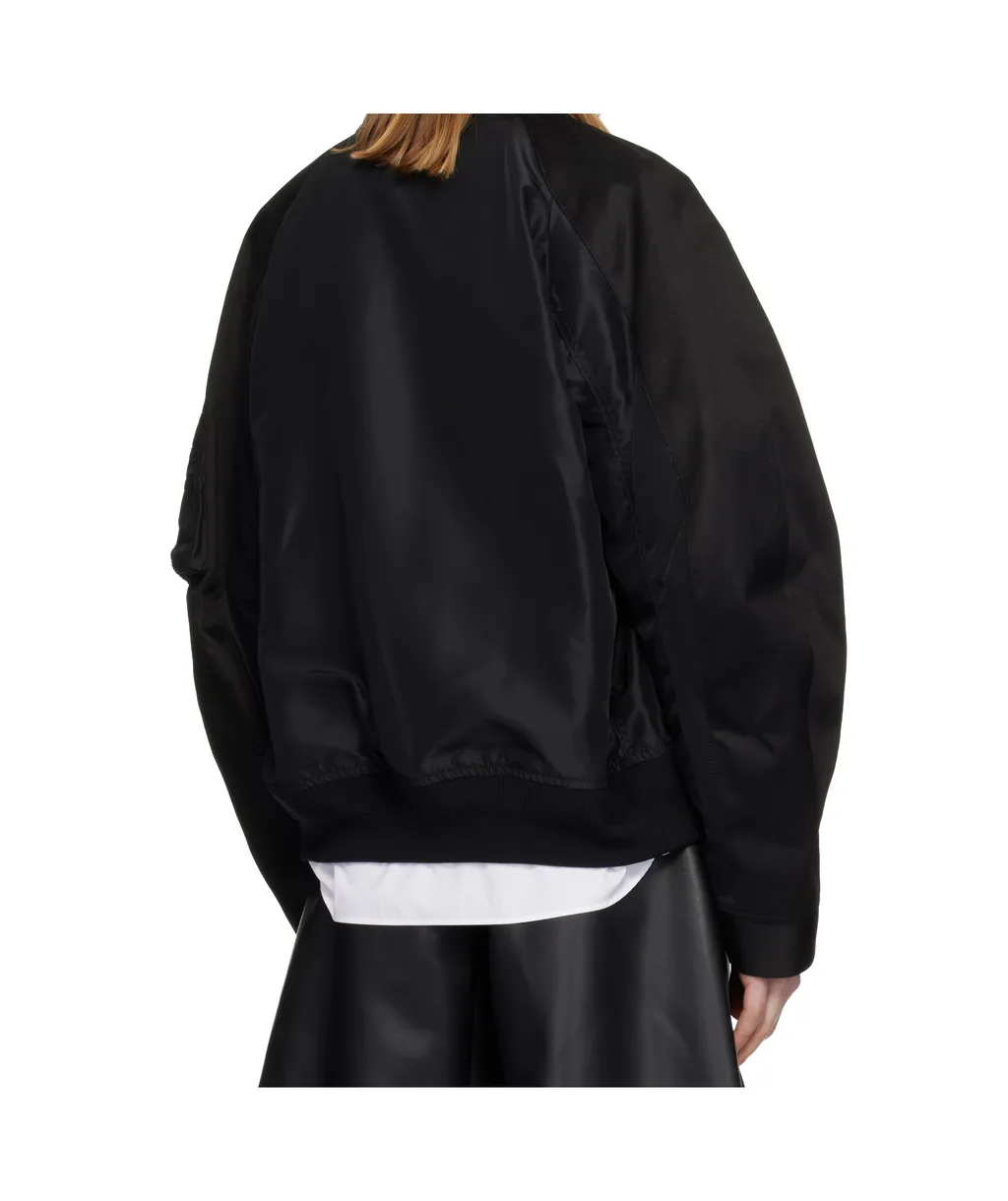 Sacai Twill Collared Zip-Up Blouson