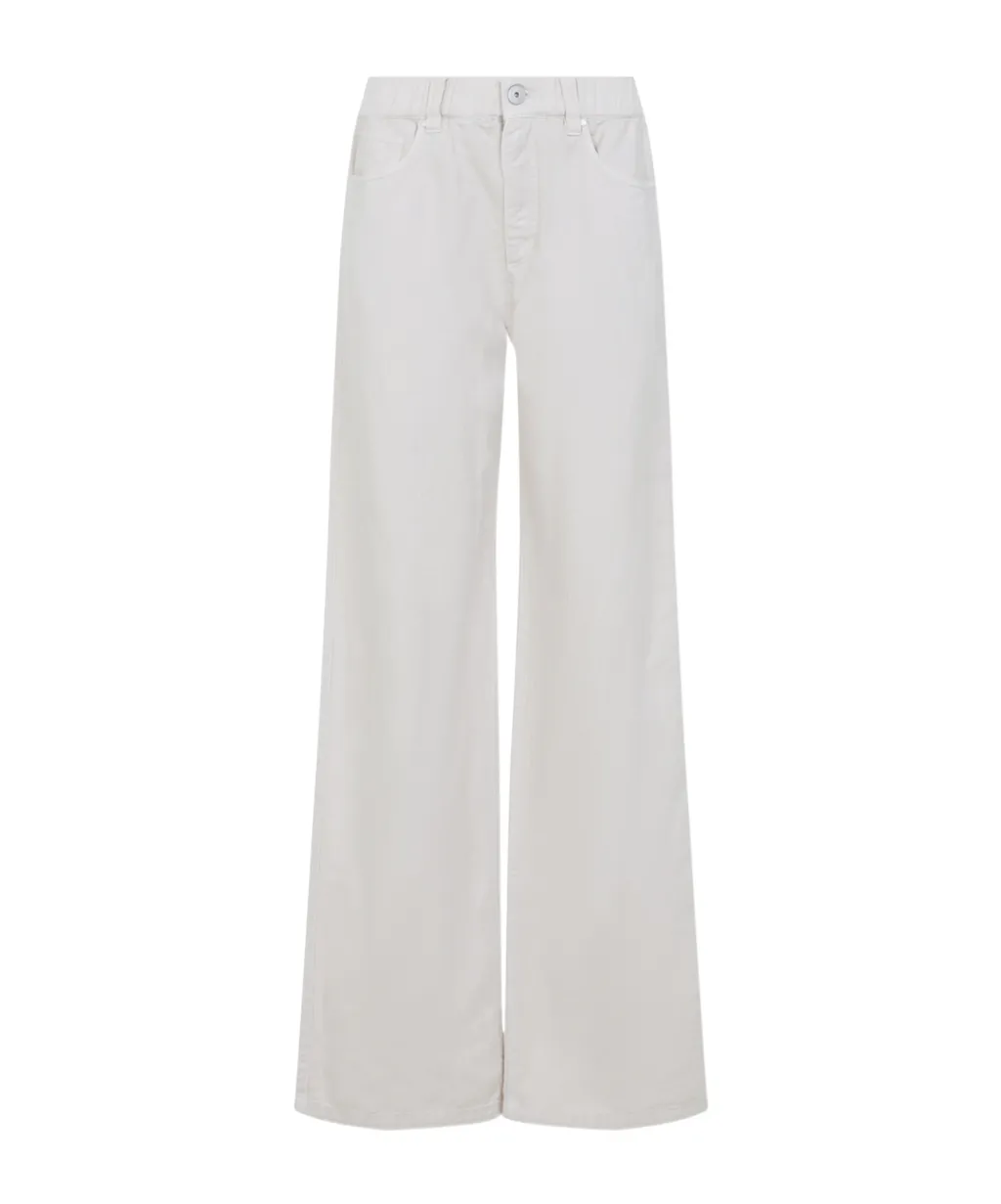 Button-Fastening Trousers