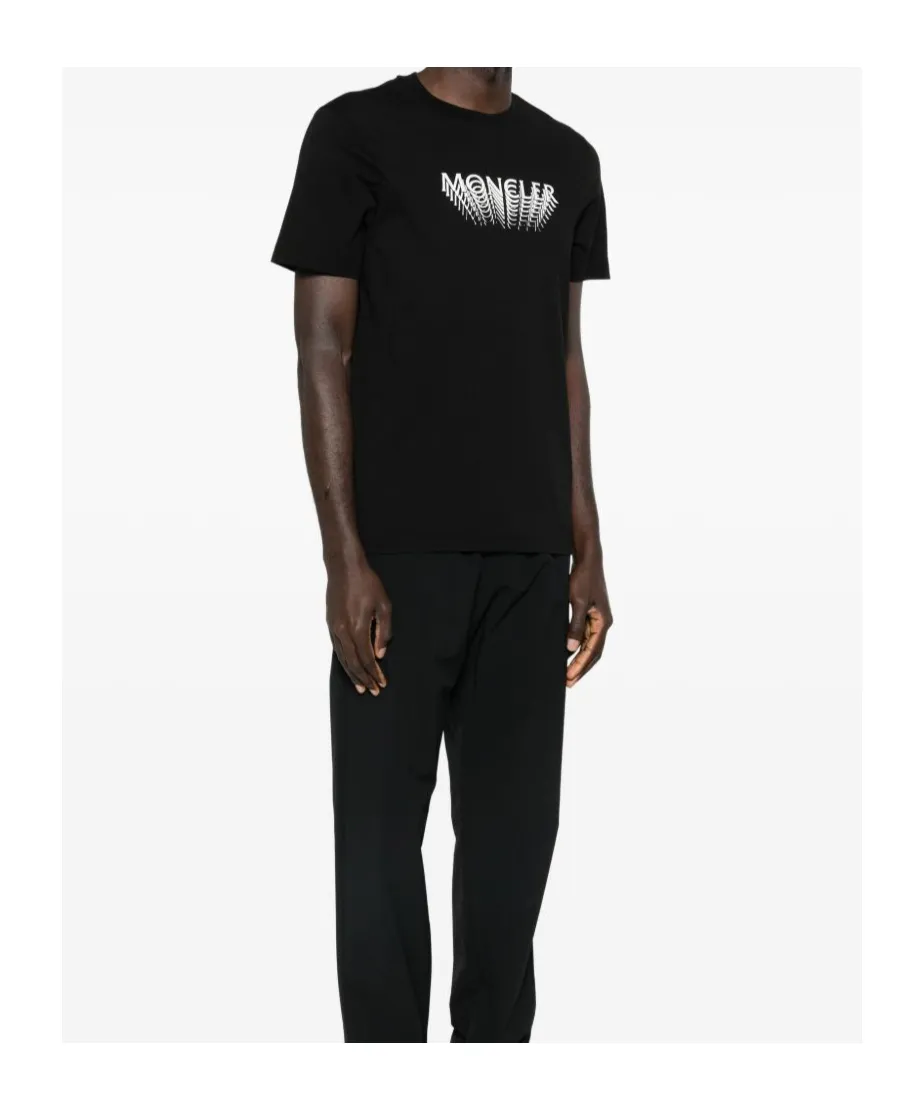 Moncler Logo Printed Crewneck T-Shirt