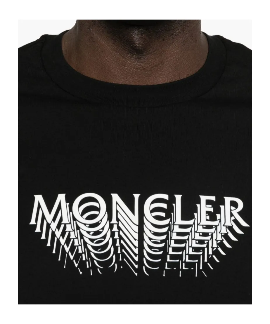 Moncler Logo Printed Crewneck T-Shirt