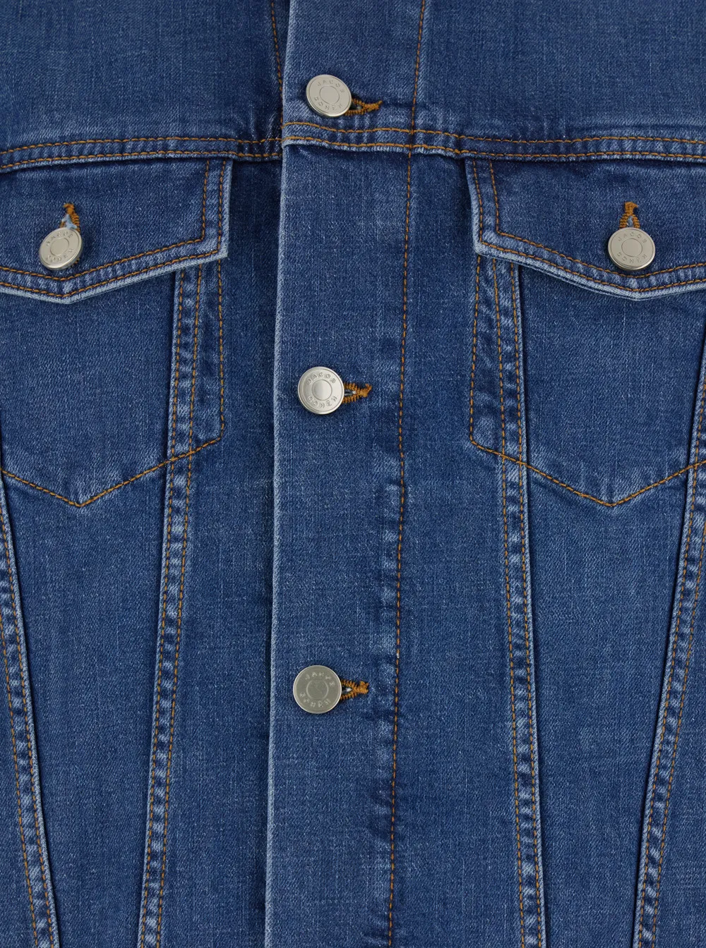Jacob Cohen Logo Patch Stretch Denim Jacket