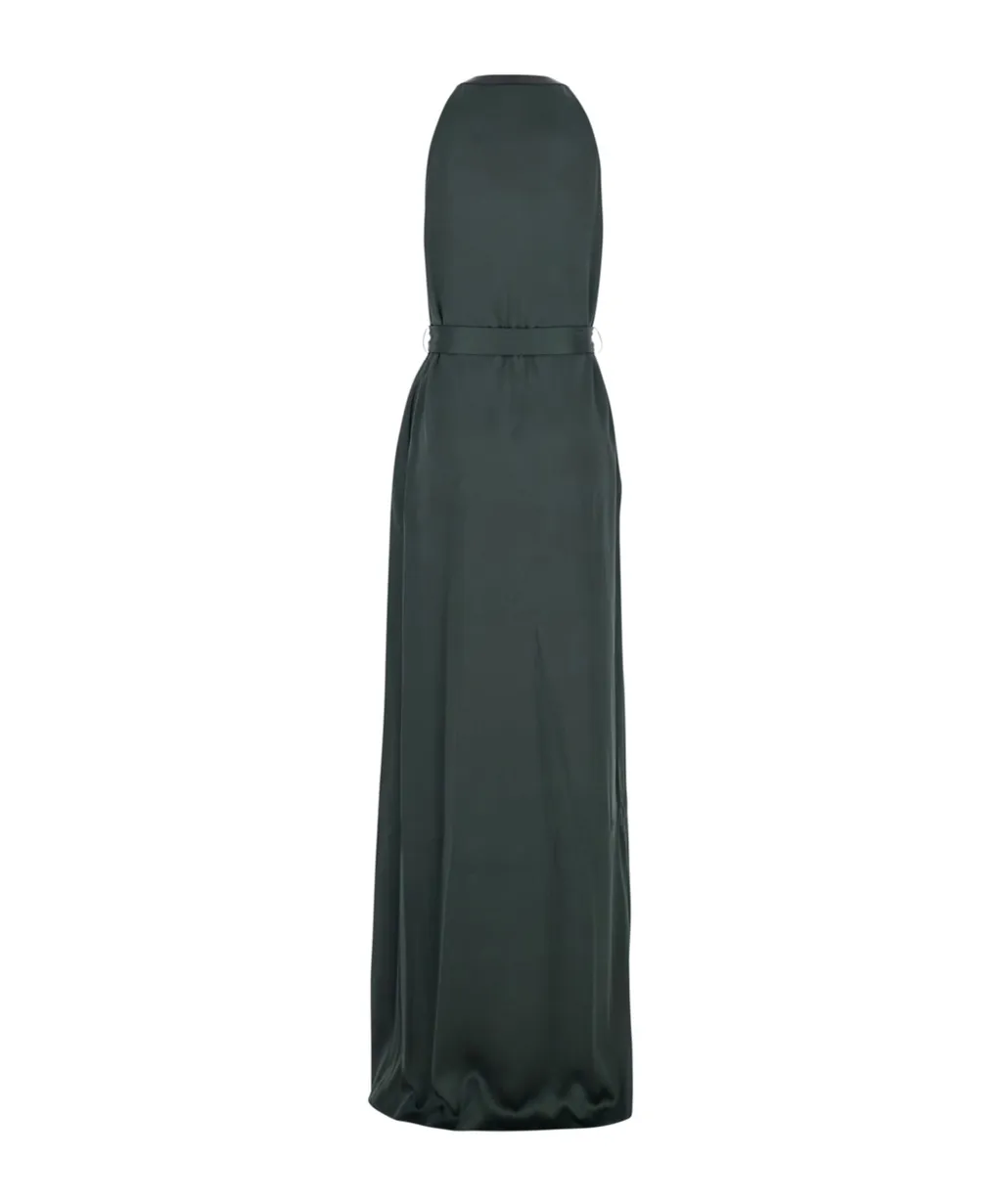 Tom Ford Sleeveless Satin Long Dress