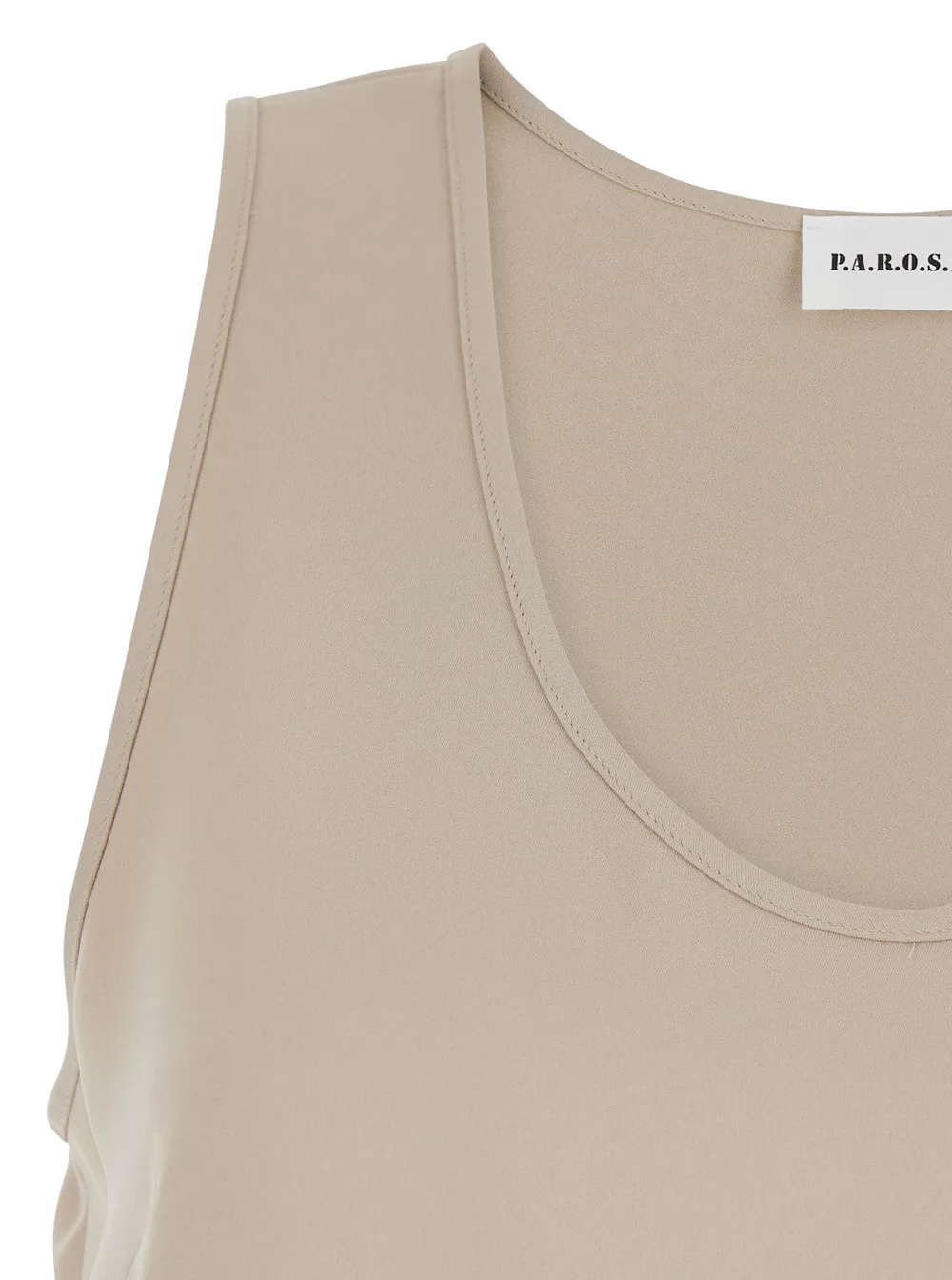 Sleeveless Crew Neck Vest