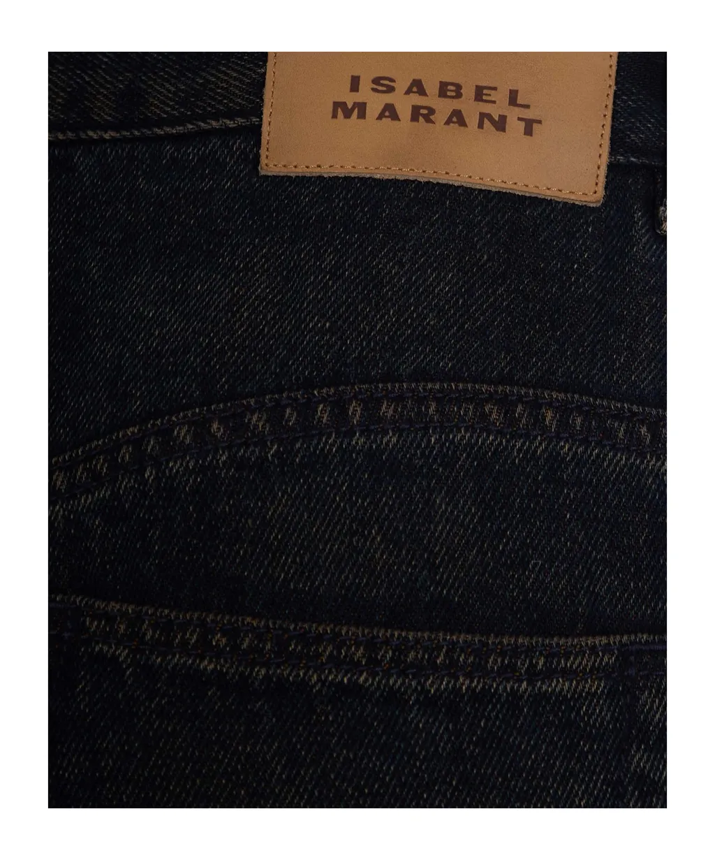 Isabel Marant Logo Patch Flared Jeans
