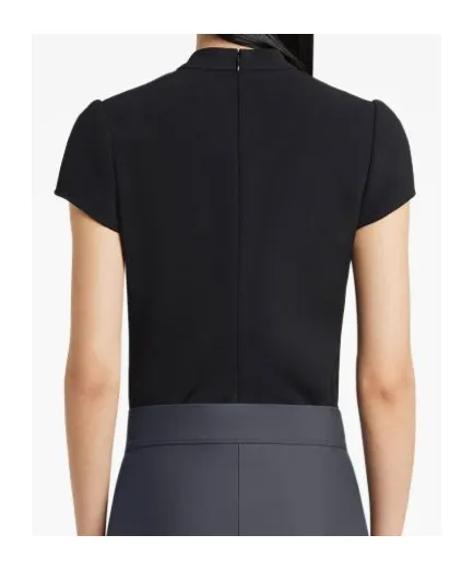 CourrÈGes Heritage Logo-Embroidered Top