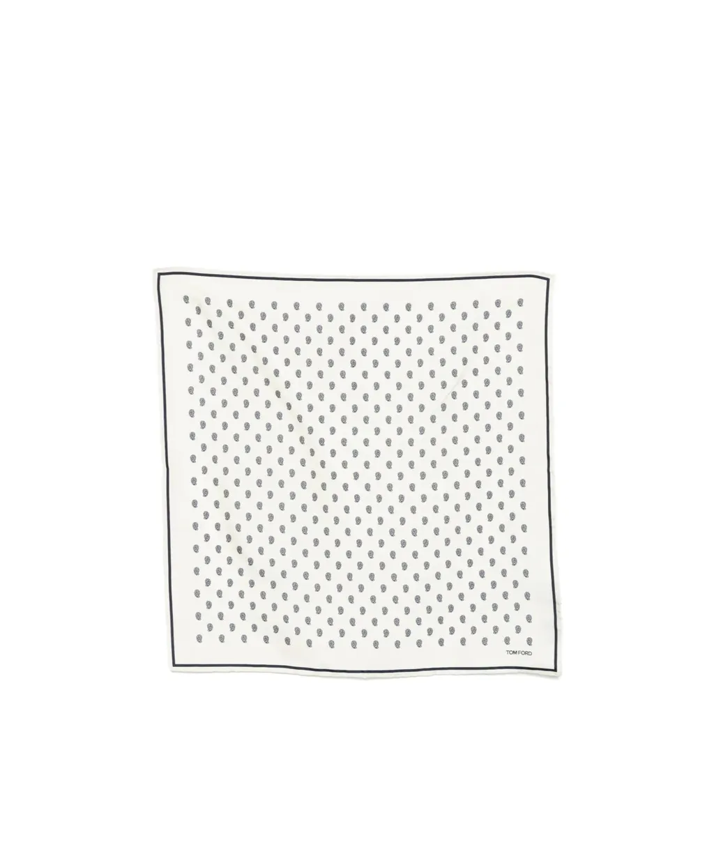 Tom Ford Polka Dot Square Scarf