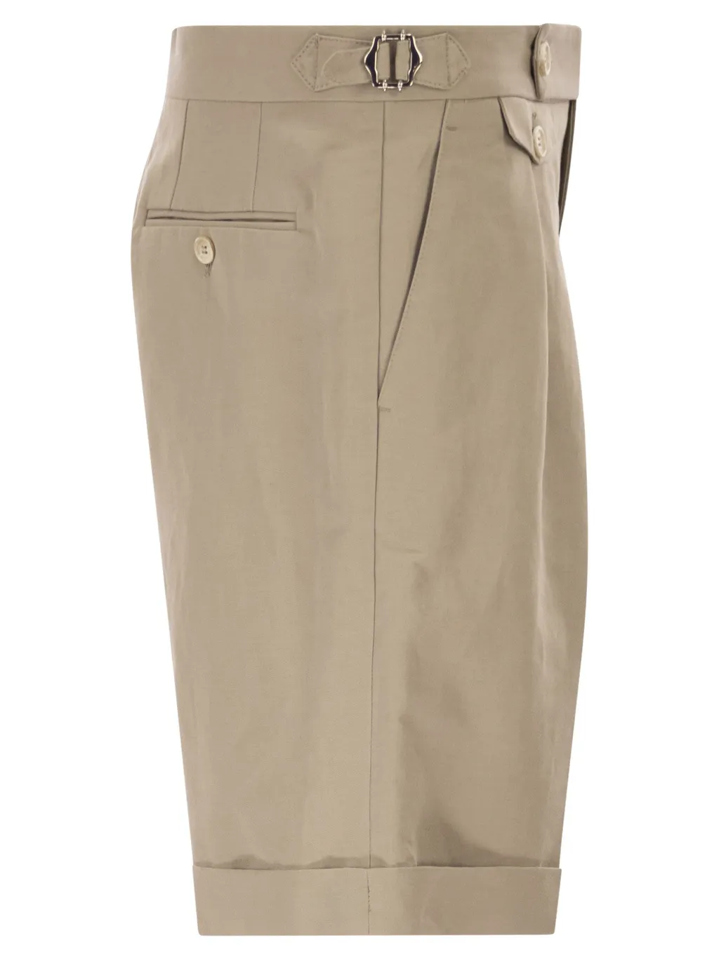 Turn-Up Hem Shorts