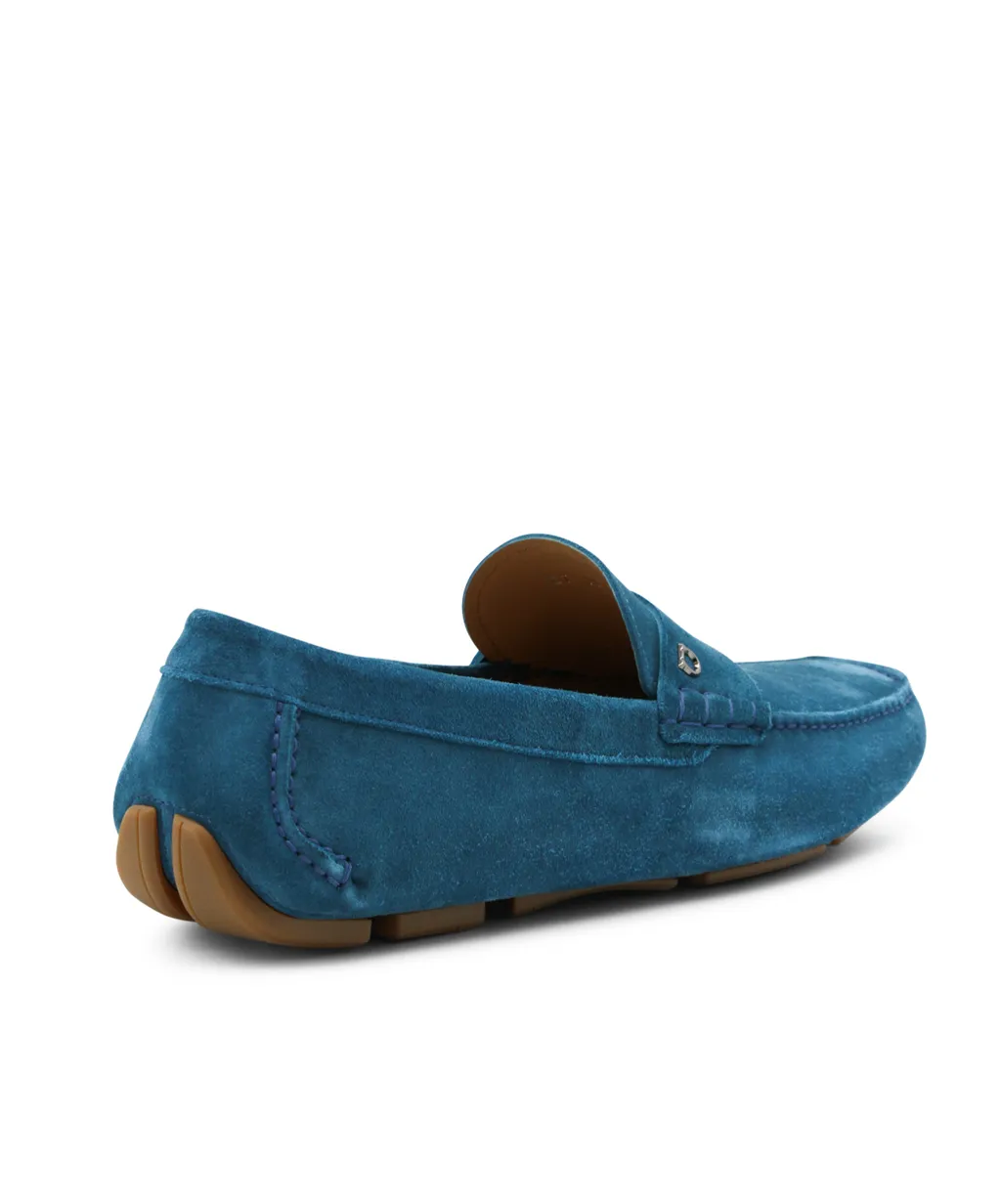 Ferragamo Almond Toe Slip-On Loafers