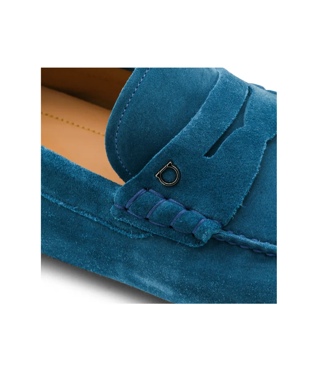 Ferragamo Almond Toe Slip-On Loafers