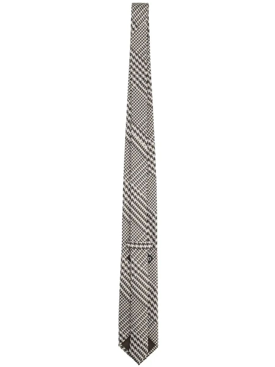 Tom Ford Houndstooth Checked Tie