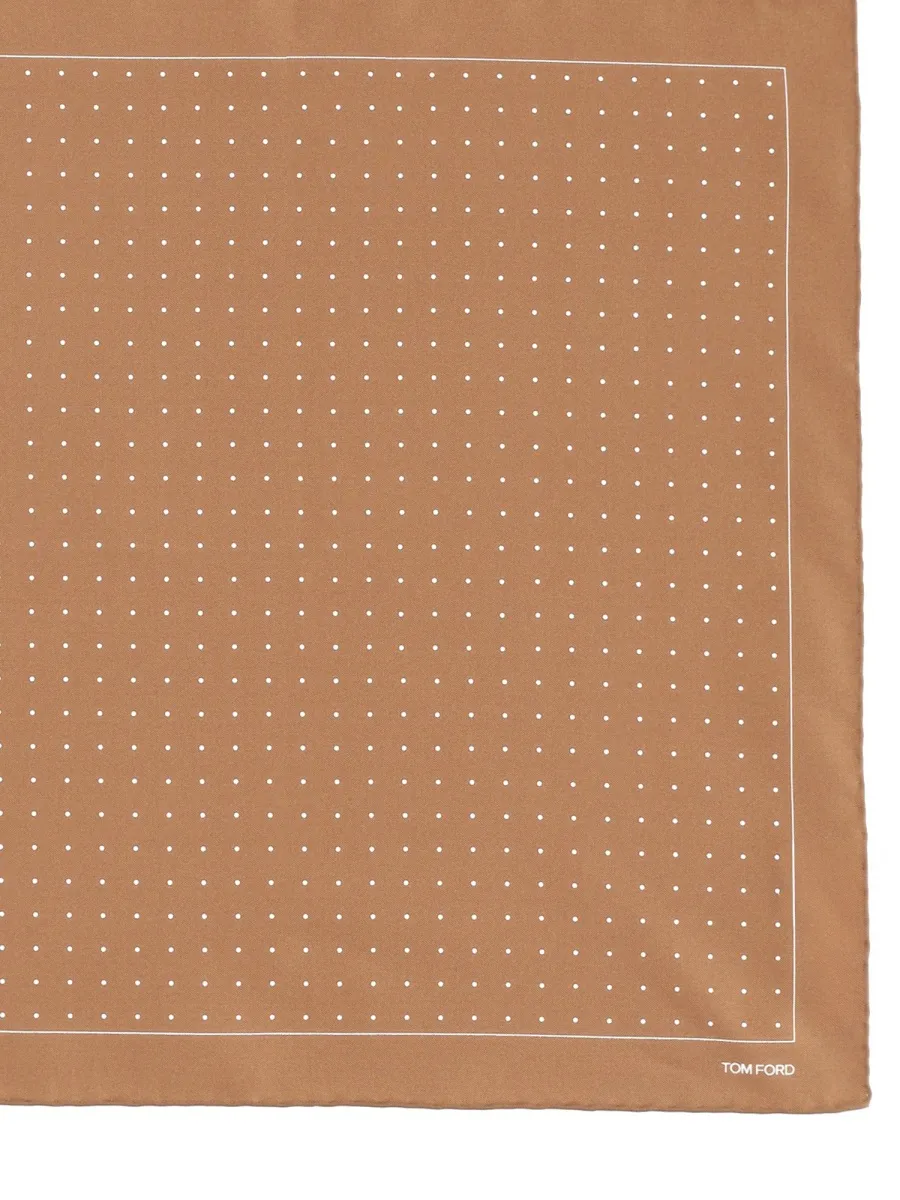 Tom Ford Polka Dot Pocket Square Scarf