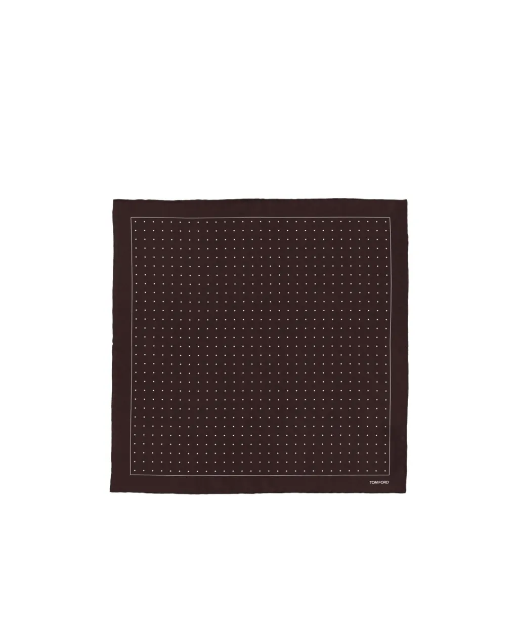 Tom Ford Polka Dot Pocket Square Scarf