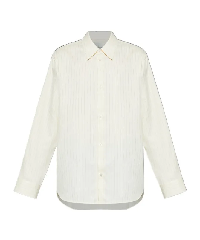 Studio Nicholson View Striped Long-Sleeved Shirt