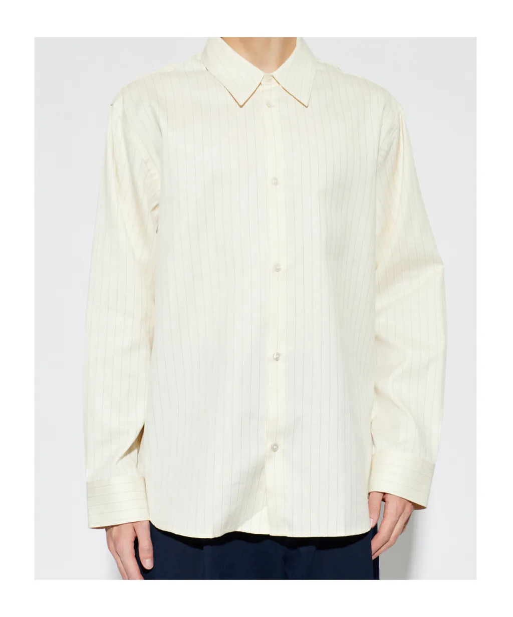 Studio Nicholson View Striped Long-Sleeved Shirt