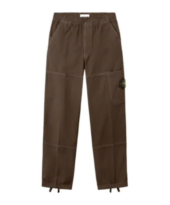 Loose-Fit Cargo Trousers With Elasticated Waistband