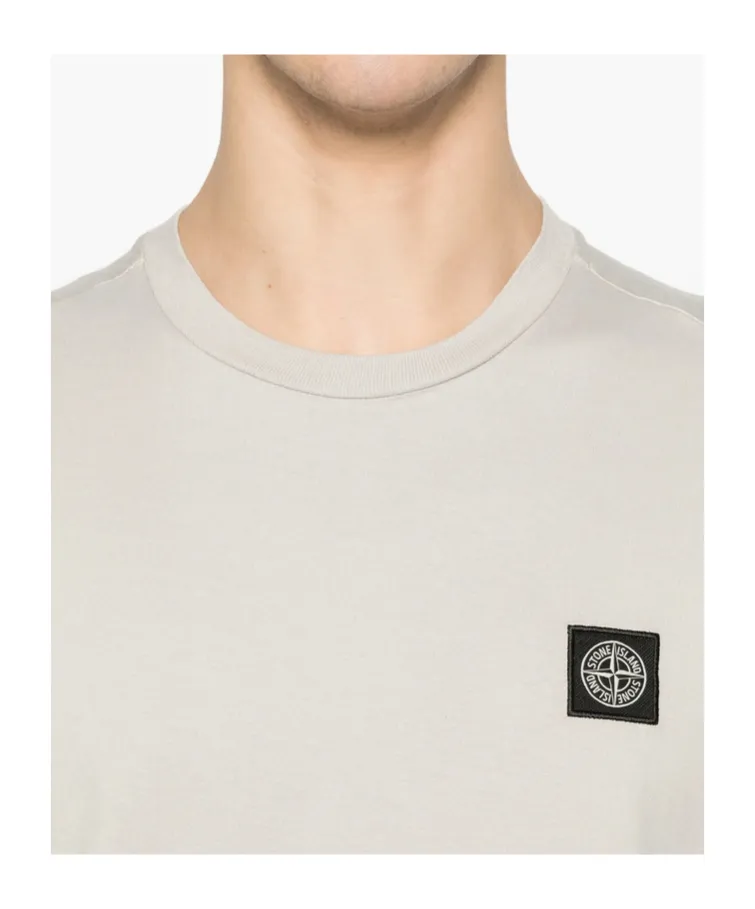 Stone Island Logo Patch Crewneck T-Shirt