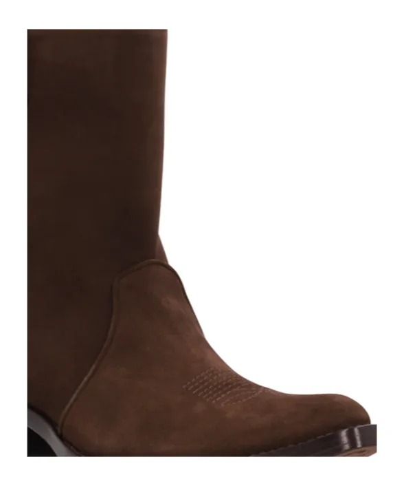 Khaite Clive Pointed-Toe Ankle Boots