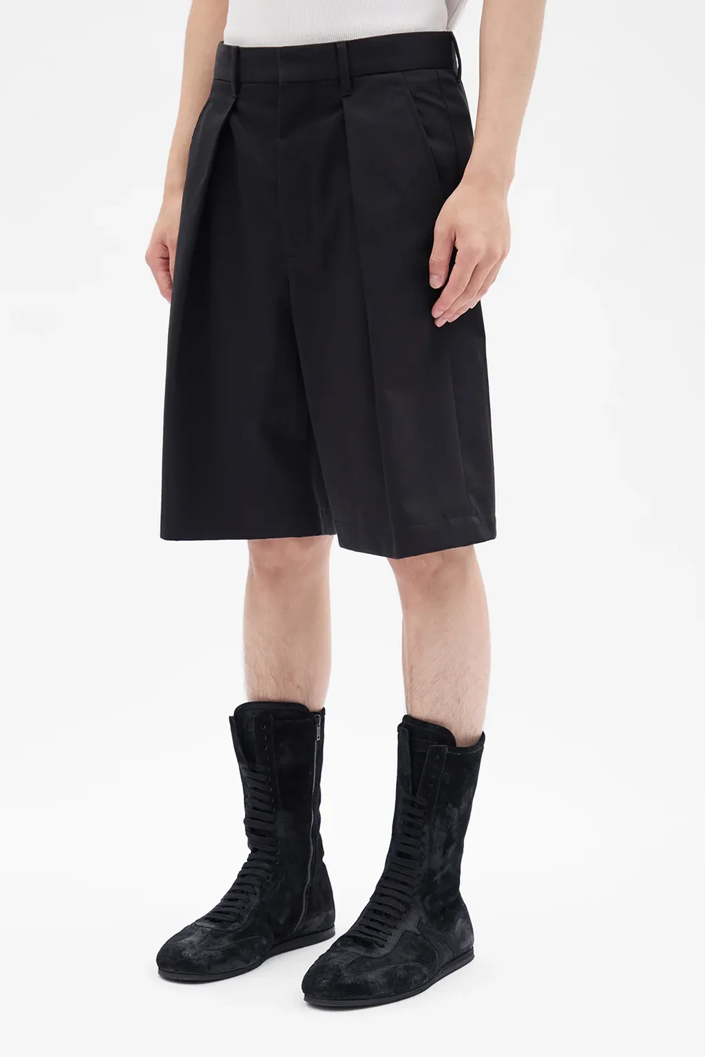 Pleated Shorts