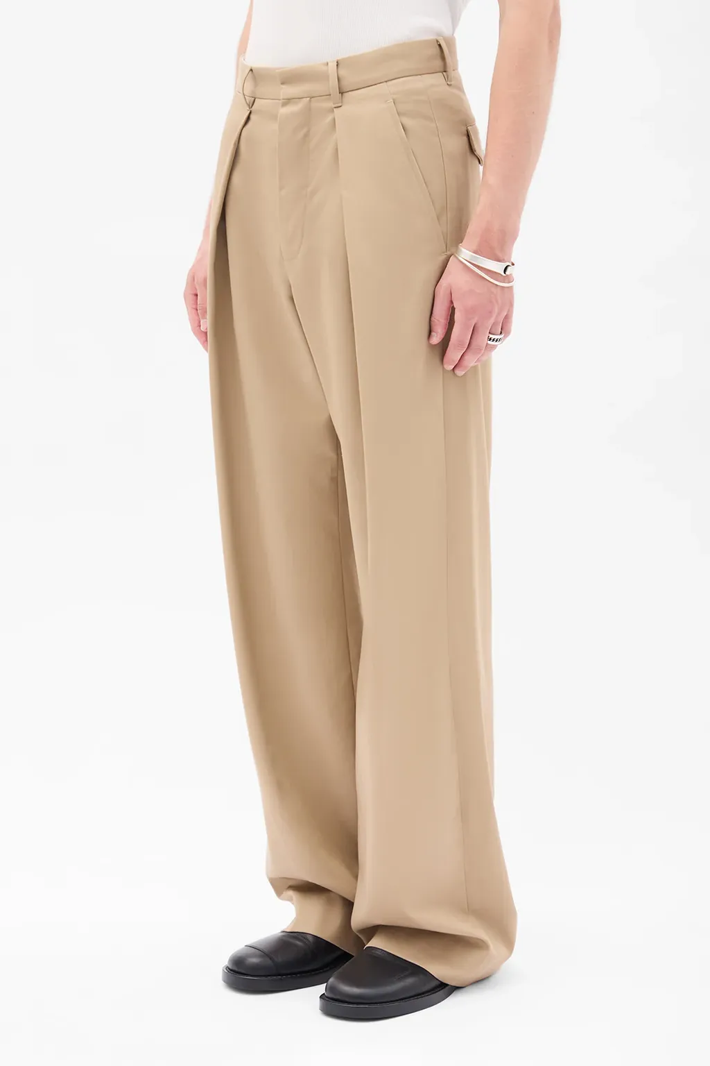 Wide-Leg Casual Pants