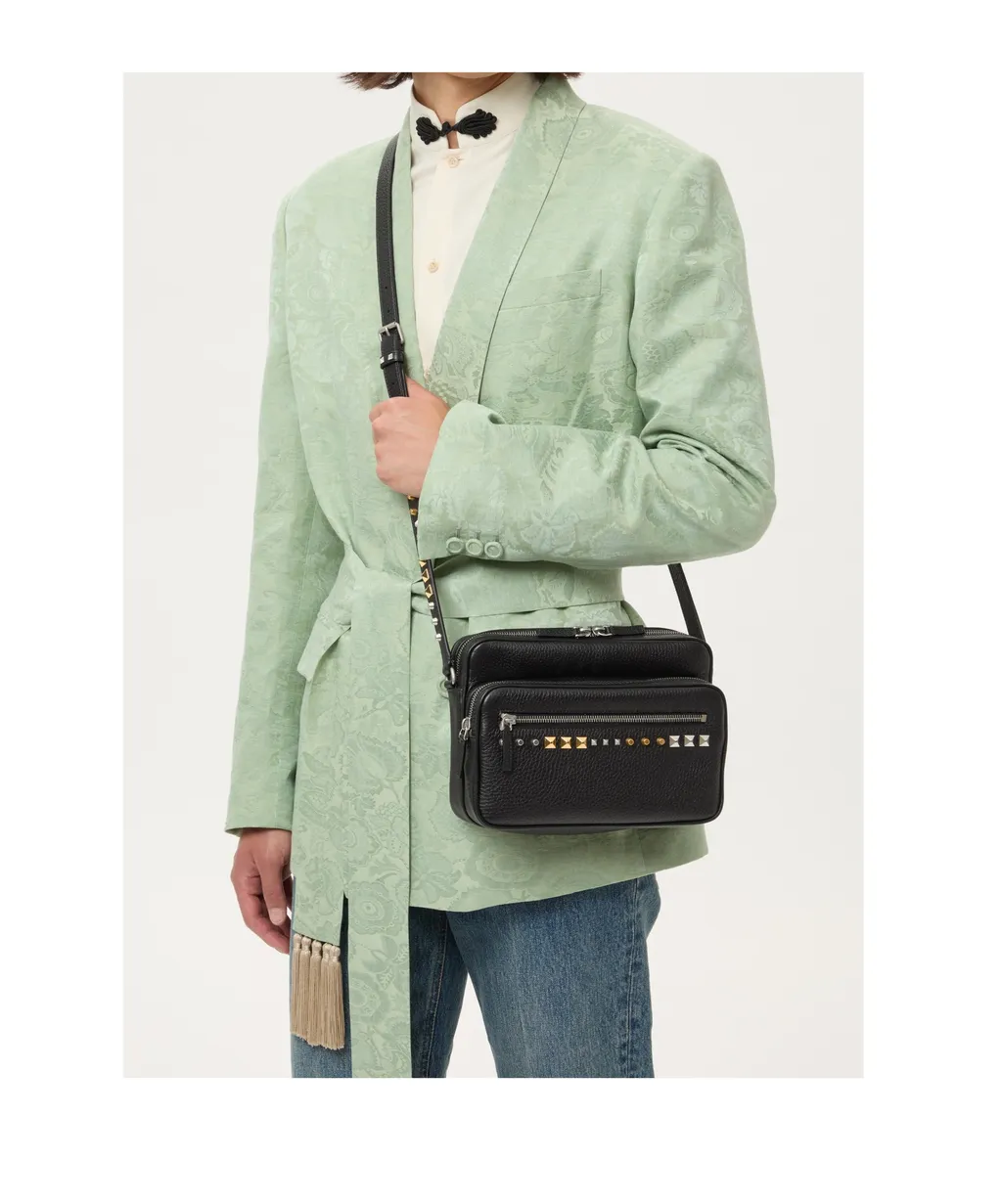 Zippered Shoulder Bag