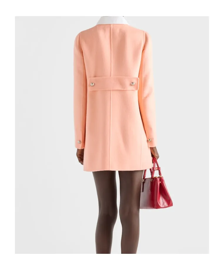 Double-Breasted Lightweight Cashmere Peacoat