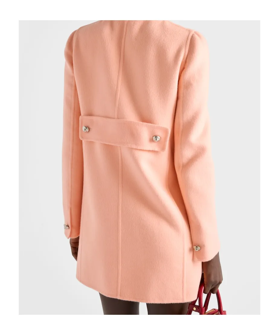 Double-Breasted Lightweight Cashmere Peacoat